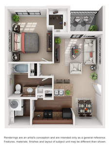 A1 - One Bedroom / One Bath*