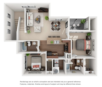 B3U - Two Bedroom / Two Bath*